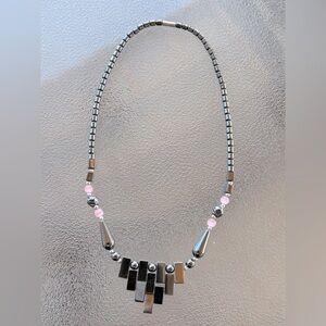 Hand Crafted Hematite Necklace